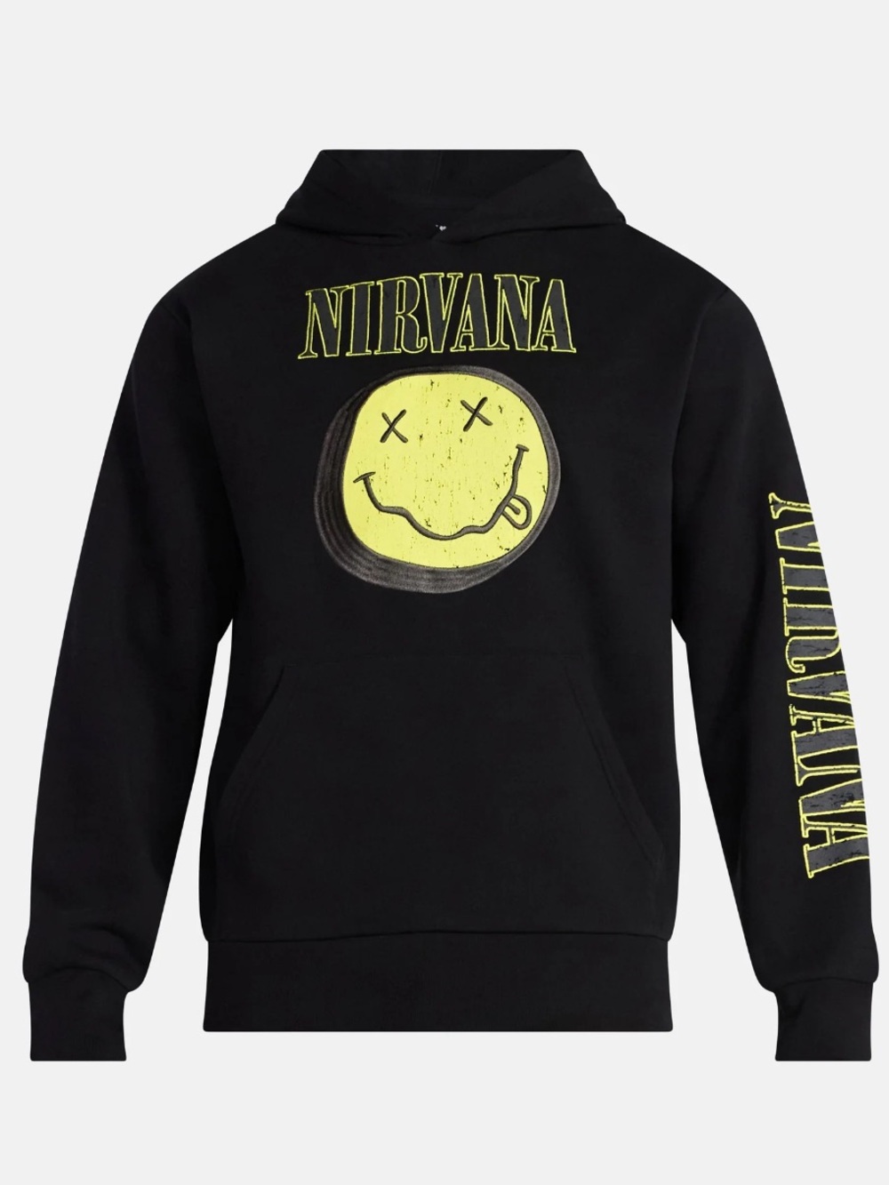 Nirvana Men's Smile Hoodie with Long Sleeves, Size 2XL